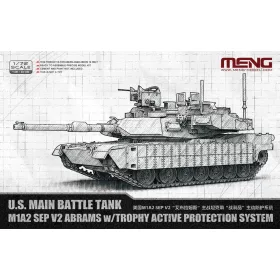   Meng Model - U.S. Main Battle Tank M1A2 SEP V2 Abrams w/Trophy Active Protection System