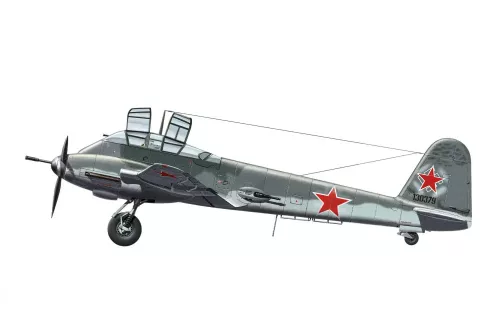 Meng Model - Messerschmitt Me-410B-2/U4 Heavy Fighter repülő makett