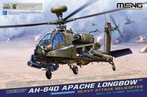 Meng Model - Boeing AH-64D Apache Longbow Heavy Attack Helicopter
