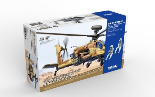 Meng Model - AH-64D Saraf Heavy Attack Helicopter (Israeli Air Force) Special Edition (incl. Two Resin figures)