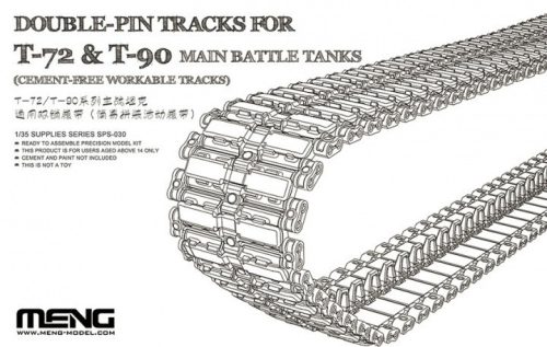 Meng Model - Double-Pin Tracks For T-72 & T-90 Main Battle Tanks