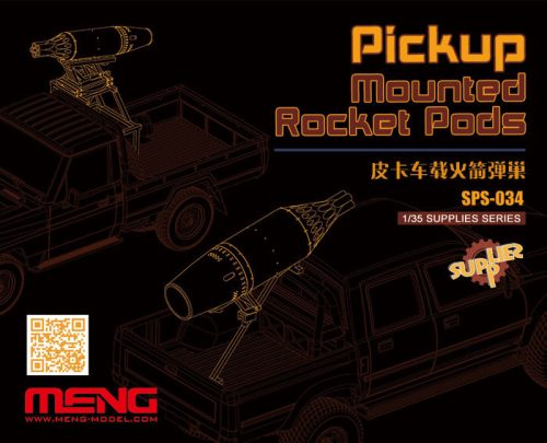 Meng Model - Pickup Mounted Rocket Pods (Resin)