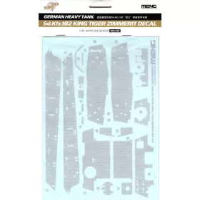   Meng Model - German Heavy Tank Sd.Kfz.182 King Tiger Zimmerit Decal