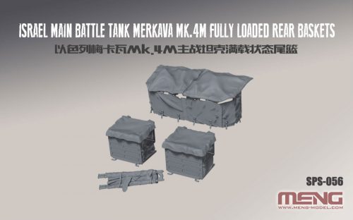 Meng Model - Israel Main Battle Tank Merkava Mk.4M Fully Loaded Rear Baskets (RESIN)