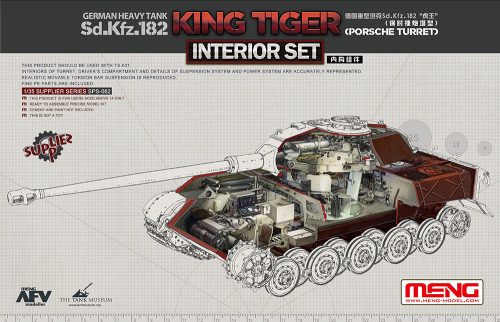 Meng Model - German Heavy Tank Sd.Kfz.182 King Tiger (Porsche Turret) Interior S