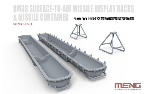 Meng Model - Russian 9M38 Surface-to-air Missile Dispaly Racks & Container