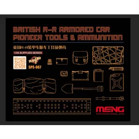   Meng Model - British R-R Armored Car Pioneer Tools   Ammunition (RESIN)