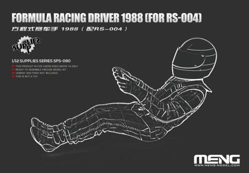 Meng Model - Formula Racing Driver 1988 (For RS-004) (Resin)