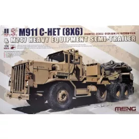   Meng Model - U.S. M911 C-HET(8X6)   M747 Heavy Equipment Semi-Trailer
