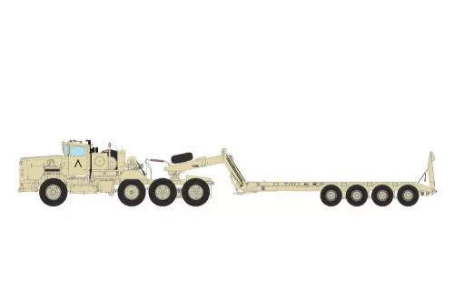 Meng Model - U.S. M911 C-HET(8X6)   M747 Heavy Equipment Semi-Trailer