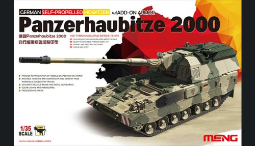 Meng Model - German Panzerhaubitze 2000 Self-Propelled Howitzer W/Add-On Armor