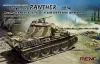 Meng Model - German Medium Tank Sd.Kfz.171 Panther Ausf.G Early/Ausf.G with Air Defense Armor tank makett