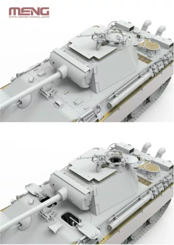 Meng Model - German Medium Tank Sd.Kfz.171 Panther Ausf.G Early/Ausf.G with Air Defense Armor tank makett