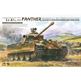   Meng Model - German Medium Tank Sd.Kfz.171 Panther AusG Late w/FG1250Active InfrarNightVisiS harcjármű makett