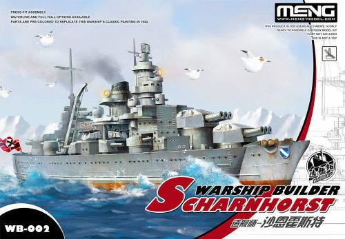 Meng Model - Warship Builder-Scharnhorst(cartoonized model kit)