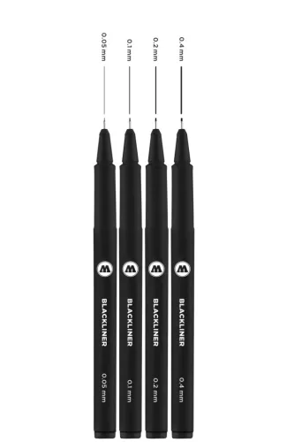 Molotow - Blackliner Set 1