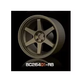   Mothobby Bnds - RACING Wheels & Tyres Set 8MM-9.8MM BRONZE4 pcs