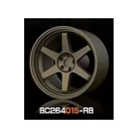   Mothobby Bnds - RACING Wheels & Tyres Set 7.4MM-8.9MM BRONZE4 pcs