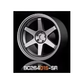   Mothobby Bnds - RACING Wheels & Tyres Set 7.4MM-8.9MM SILVER4 pcs