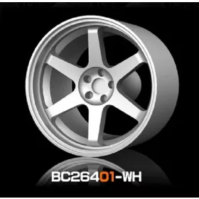   Mothobby Bnds - RACING Wheel & Tire Set 8 mm9.8 mm White4 pcs.