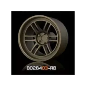  Mothobby Bnds - RACING Wheels & Tyres Set 8MM-9.8MM BRONZE4 pcs