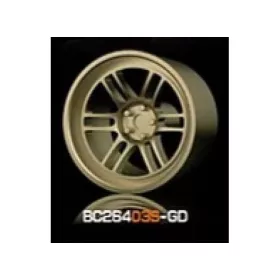   Mothobby Bnds - RACING Wheels & Tyres Set 7.4MM-8.9MM GOLD4 pcs