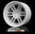 Mothobby Bnds - RACING Wheel & Tire Set 8 mm9.8 mm White4 pcs.