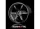 Mothobby Bnds - RACING Wheels & Tyres Set 8MM-9.8MM BLACK CHROME4 pcs