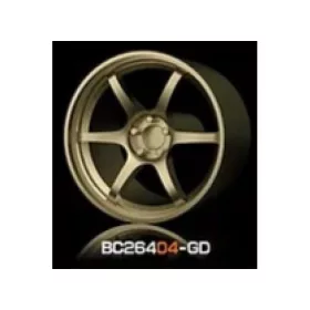  Mothobby Bnds - RACING Wheels & Tyres Set 8MM-9.8MM GOLD4 pcs