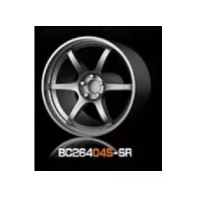   Mothobby Bnds - RACING Wheels & Tyres Set 7.4MM-8.9MM SILVER4 pcs