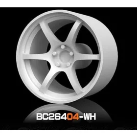   Mothobby Bnds - RACING Wheel & Tire Set 8 mm9.8 mm White4 pcs.