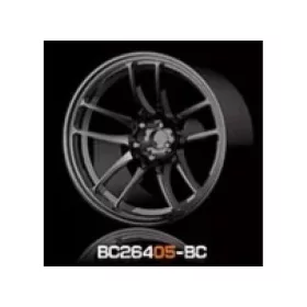   Mothobby Bnds - RACING Wheels & Tyres Set 8MM-9.8MM BLACK CHROME4 pcs