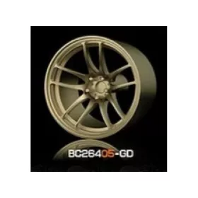   Mothobby Bnds - RACING Wheels & Tyres Set 8MM-9.8MM GOLD4 pcs