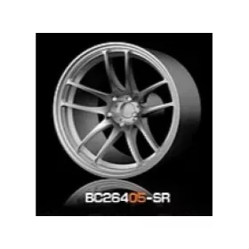   Mothobby Bnds - RACING Wheels & Tyres Set 8MM-9.8MM SILVER4 pcs