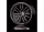Mothobby Bnds - RACING Wheels & Tyres Set 8MM-9.8MM BLACK CHROME4 pcs