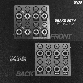 Mothobby Bnds - PHOTO-ETCHED BRAKE SET Aunpainted metal