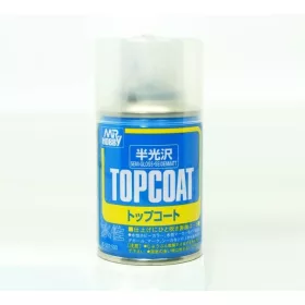 Mr Hobby - Mr. Top Coat Semigloss spray B502