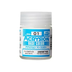 Mr Hobby - Acrysion Base Color (18 ml) Base White BN-01