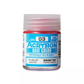 Mr Hobby - Acrysion Base Color (18 ml) Base Red BN-03
