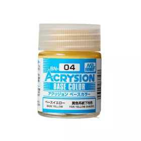 Mr Hobby - Acrysion Base Color (18 ml) Base Yellow BN-04