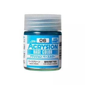 Mr Hobby - Acrysion Base Color (18 ml) Base Green BN-06
