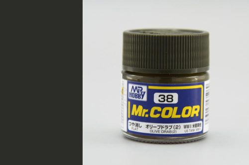 Mr. Hobby - Mr. Color C038 Olive Drab (2)