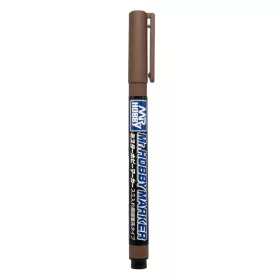 Mr Hobby - Mr Hobby Marker Super Fine Tip Brush Pen Brown