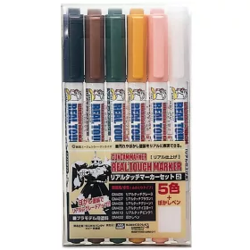 Mr Hobby - GMS-113 Gundam Marker Real Touch Marker Set 2