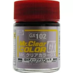 Mr Hobby - Mr. Clear Color GX (18 ml) Deep Clear Red