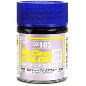 Mr Hobby - Mr. Clear Color GX (18 ml) Deep Clear Blue