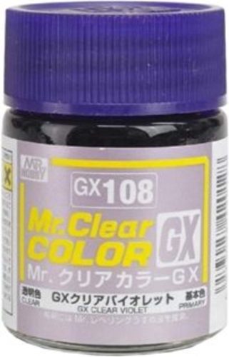 Mr. Hobby - Mr Hobby -Gunze Mr. Clear Color GX (18 ml) Clear Violet