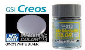 Mr. Hobby - Gx-213 Mr. Color Gx (18 Ml) White Silver