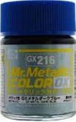 Mr Hobby - Gunze - Mr Hobby -Gunze Mr. Metallic Color GX (18 ml) Metal Dark Blue