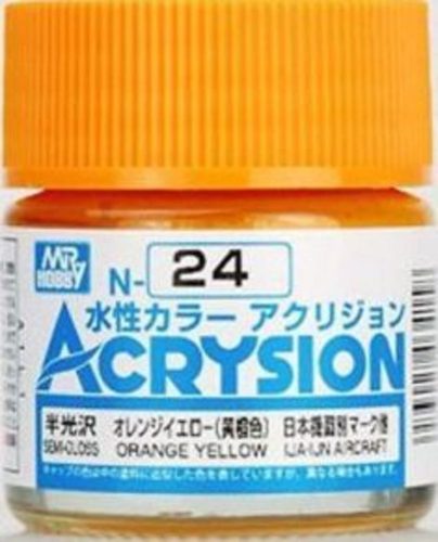 Mr. Hobby - Mr Hobby -Gunze Acrysion (10 ml) Orange Yellow